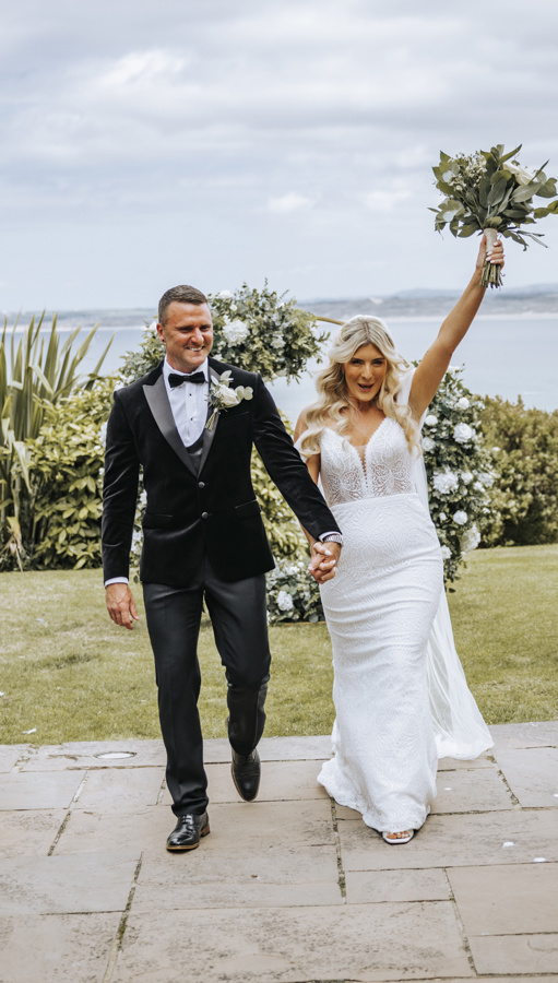 Wedding with a sea view at Harbour Hotel St Ives